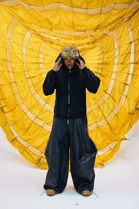 0024 DESTROYED MOHAWK HOODIE