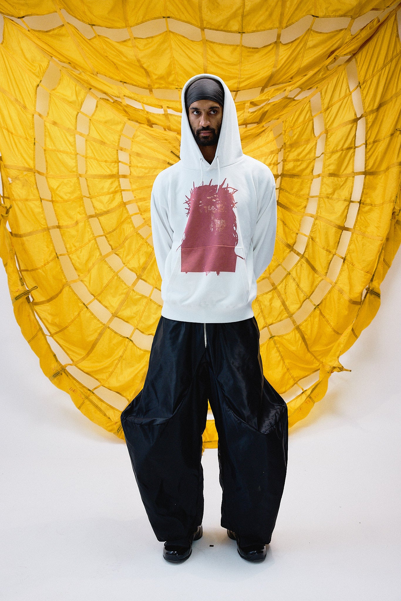 0024 JESUS POCKETED OVER PRINT HOODIE