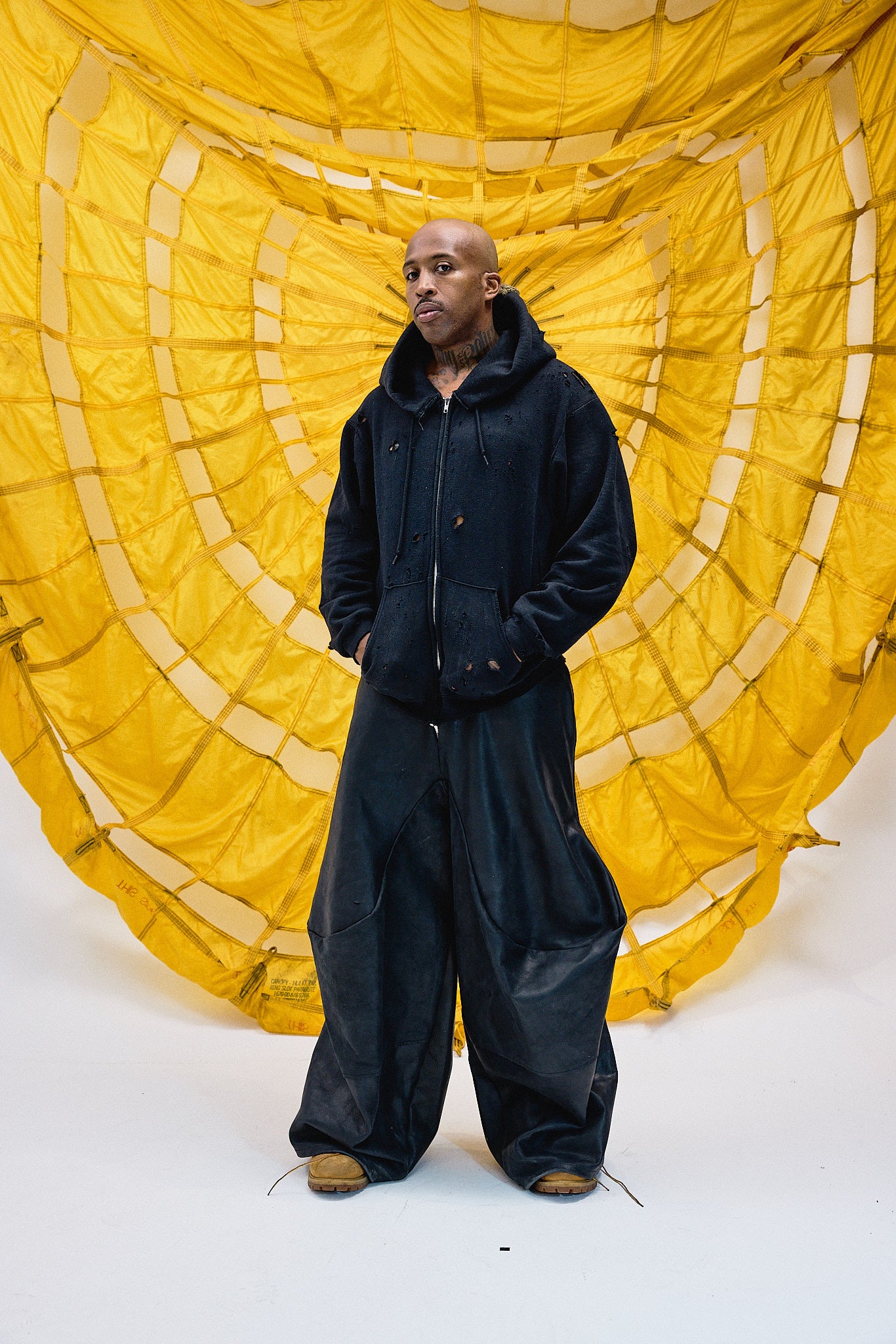 0024 DESTROYED MOHAWK HOODIE